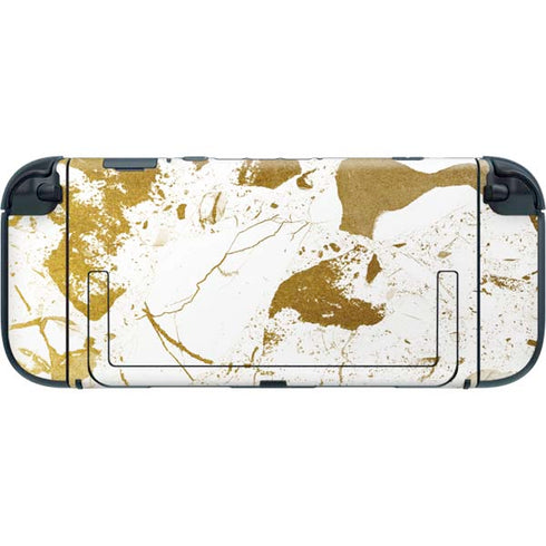 White Scattered Marble Nintendo Switch 2 (2025) with Joy-Con Skin